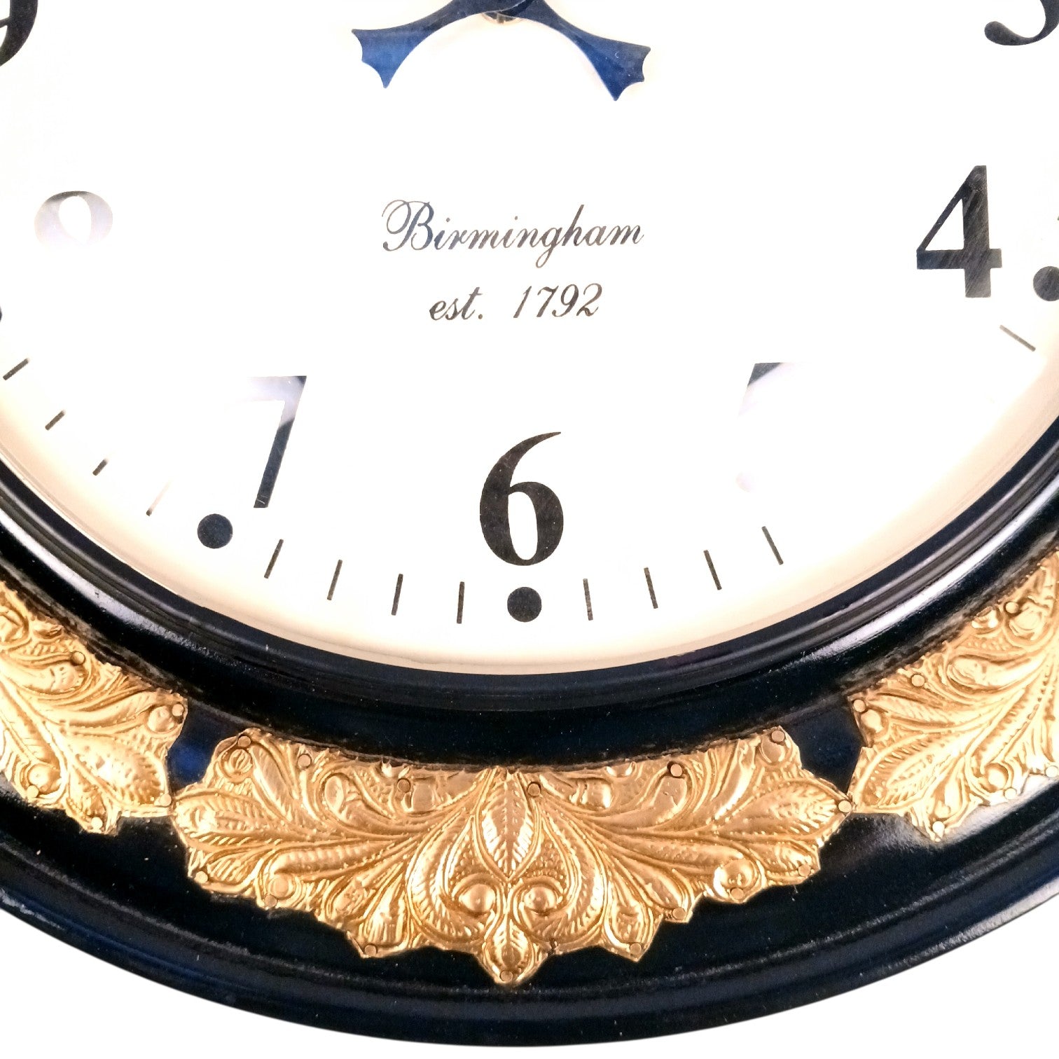 Designer Wall Clock for Living Room Bedroom & Office | Analog Decorative Wall Clock | Modern Home Decor Wooden Clock | Easy Read Display | Housewarming Gift - 18 Inch - Apkamart