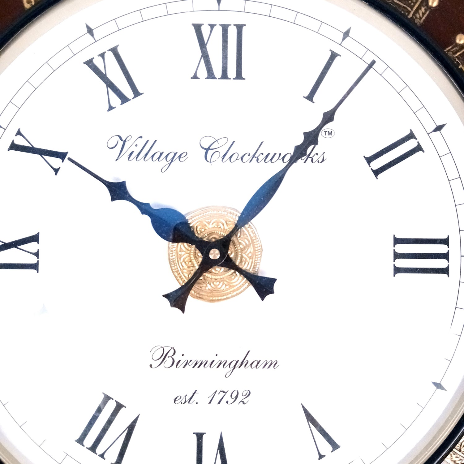 Wall Clock Wooden | Antique Clock With Premium Wood Finish & Brass Work - For Home, Living Room, Bedroom, Office & Hall Decoration | Wedding & Housewarming Gift - 18 Inch - Apkamart #Style_Design 1