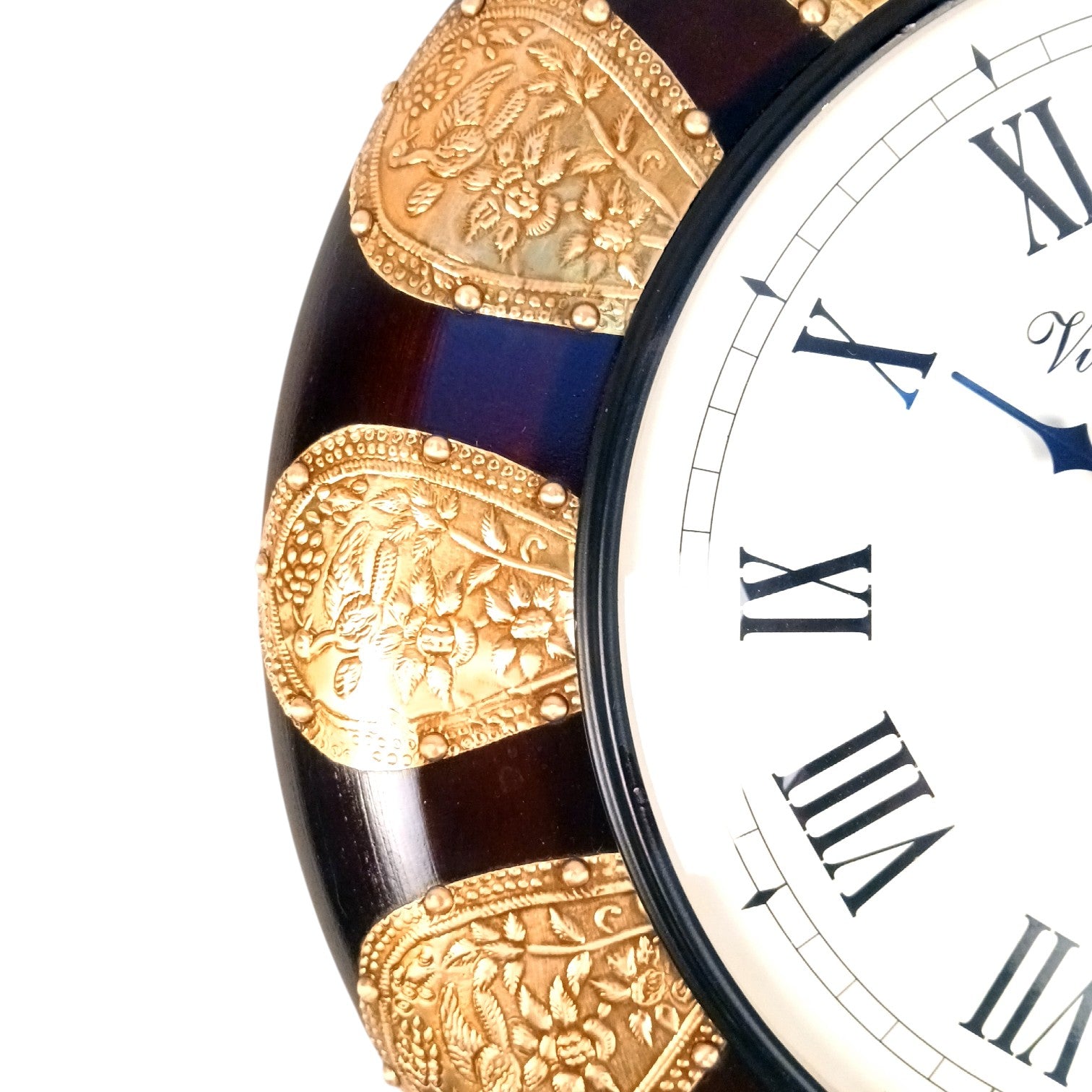 Designer Wall Clock for Living Room Bedroom Office | Analog Wall Clock | Decorative Modern Home Decor Wooden Wall Clock | Housewarming Wedding Gift - 18 Inch - Apkamart