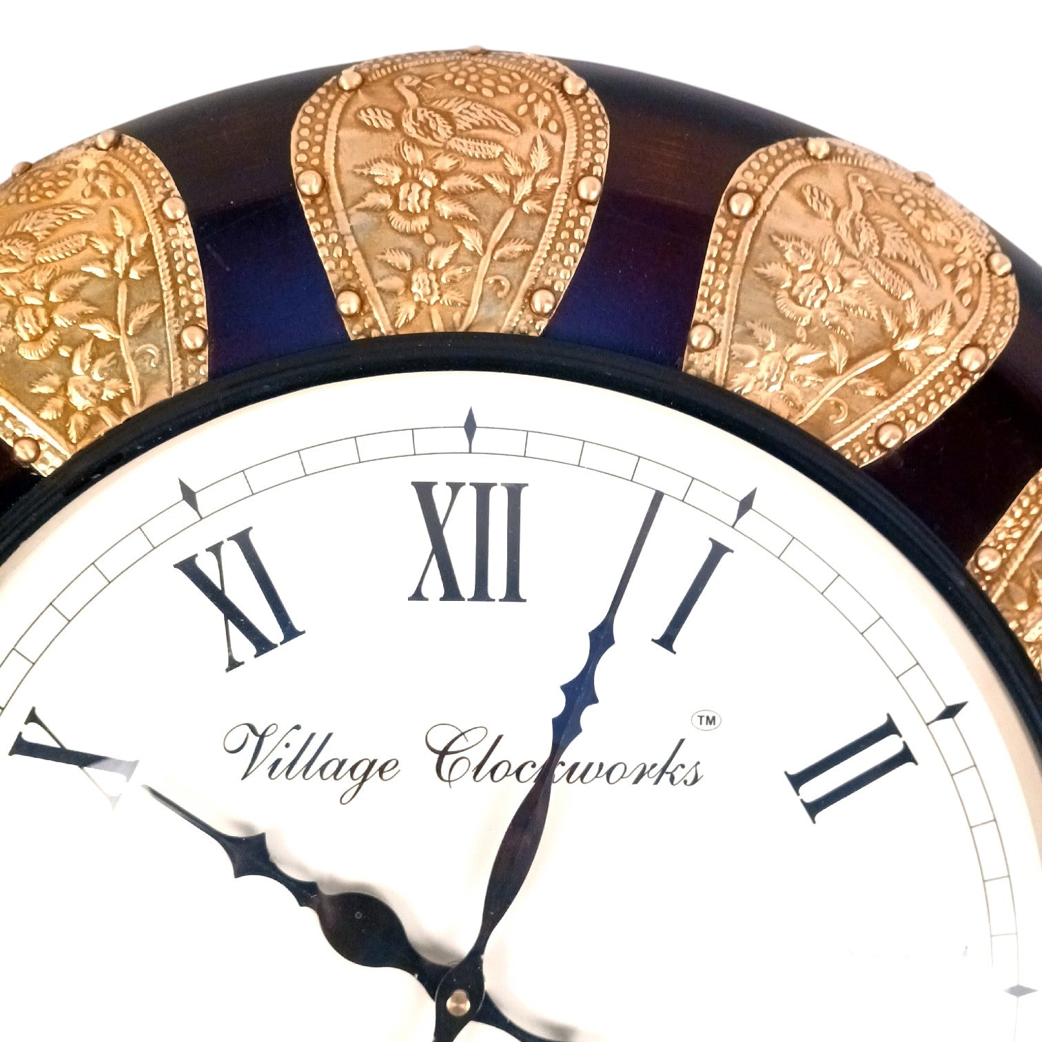 Designer Wall Clock for Living Room Bedroom Office | Analog Wall Clock | Decorative Modern Home Decor Wooden Wall Clock | Housewarming Wedding Gift - 18 Inch - Apkamart