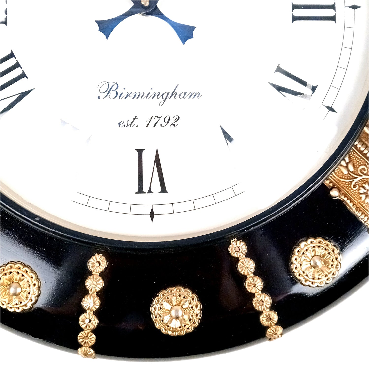 Wall Clock Wooden | Antique Clock With Premium Wood Finish & Brass Work - For Home, Living Room, Bedroom, Office & Hall Decoration | Wedding & Housewarming Gift - 18 Inch - Apkamart #Style_Design 1