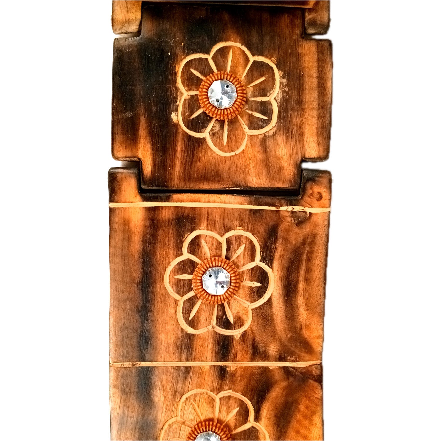 Wall Clock Wrist Design | Wall Mount Analogue Clock With Premium Wood Finish - For Home, Living Room, Bedroom, Hall Decor | Wedding & Housewarming Gift - 32 Inch - Apkamart