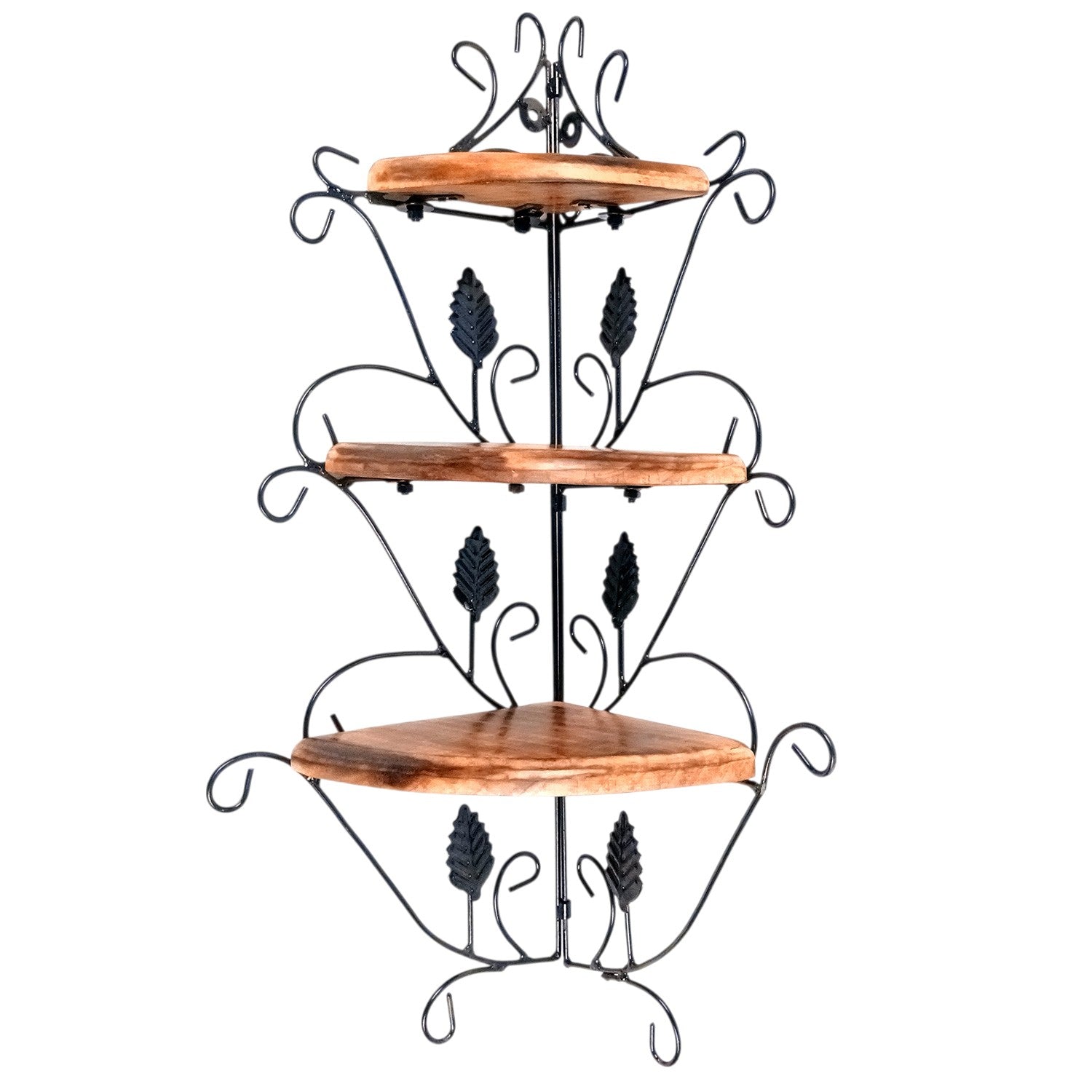 Wall Shelf Stand 3 Shelf| Floating Shelves Hanging For Keeping Showpieces, Small Plants, Tea Lights | Wooden Wall Brackets - For Home, Living Room, Wall Decor & Gifts - 25 Inch - Apkamart