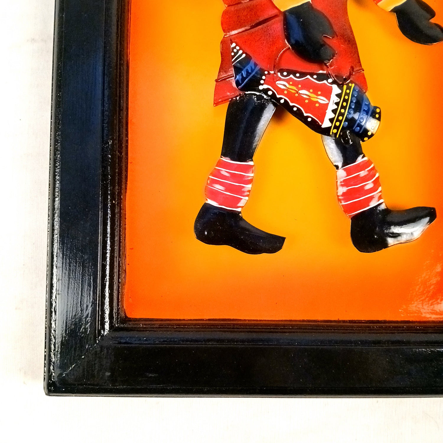 Tribal Women With Baby Wall Hanging | Wall Mount Showpiece | Metal Wall Art - For Home, Living Room, Bedroom, Drawing Room Decor & Gifts - 16 Inch - Apkamart #Style_Design 1