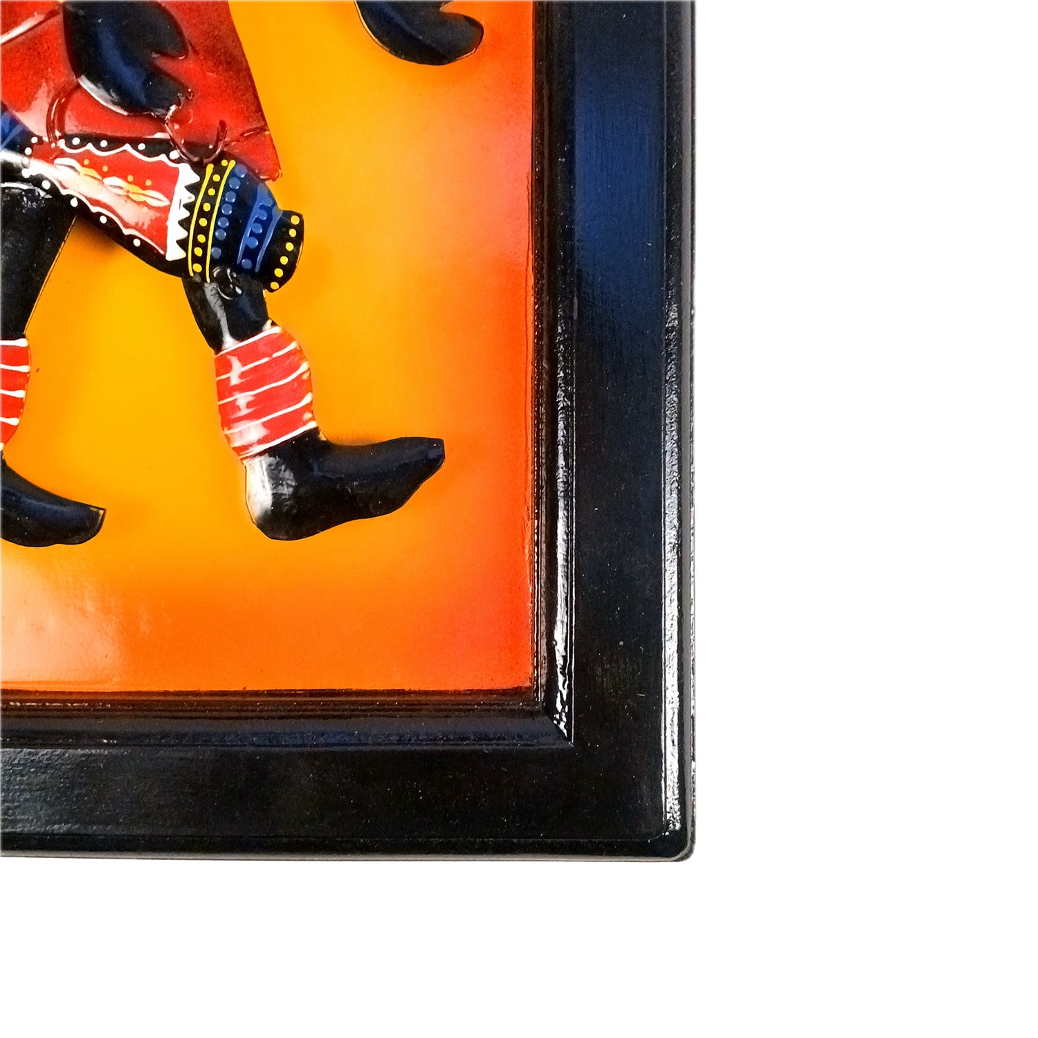 Tribal Women With Baby Wall Hanging | Wall Mount Showpiece | Metal Wall Art - For Home, Living Room, Bedroom, Drawing Room Decor & Gifts - 16 Inch - Apkamart #Style_Design 1