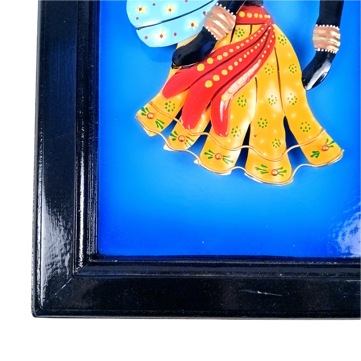 Tribal Women With Baby Wall Hanging | Wall Mount Showpiece | Metal Wall Art - For Home, Living Room, Bedroom, Drawing Room Decor & Gifts - 16 Inch - Apkamart #Style_Design 2