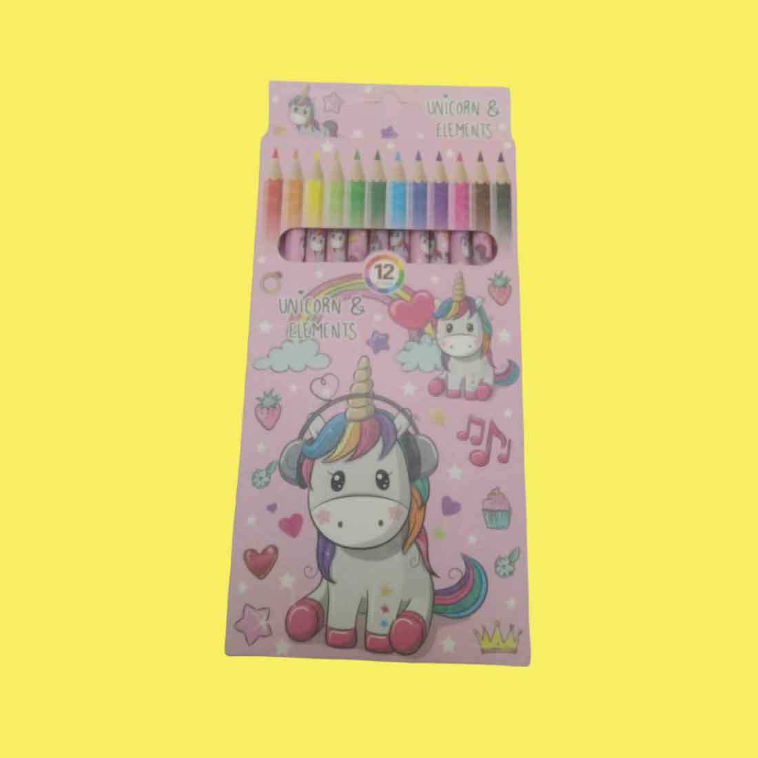 Unicorn Color Pencils- For Kids, School & Birthday Return Gift (Pack of 6) & (Pack of 10) - Apkamart