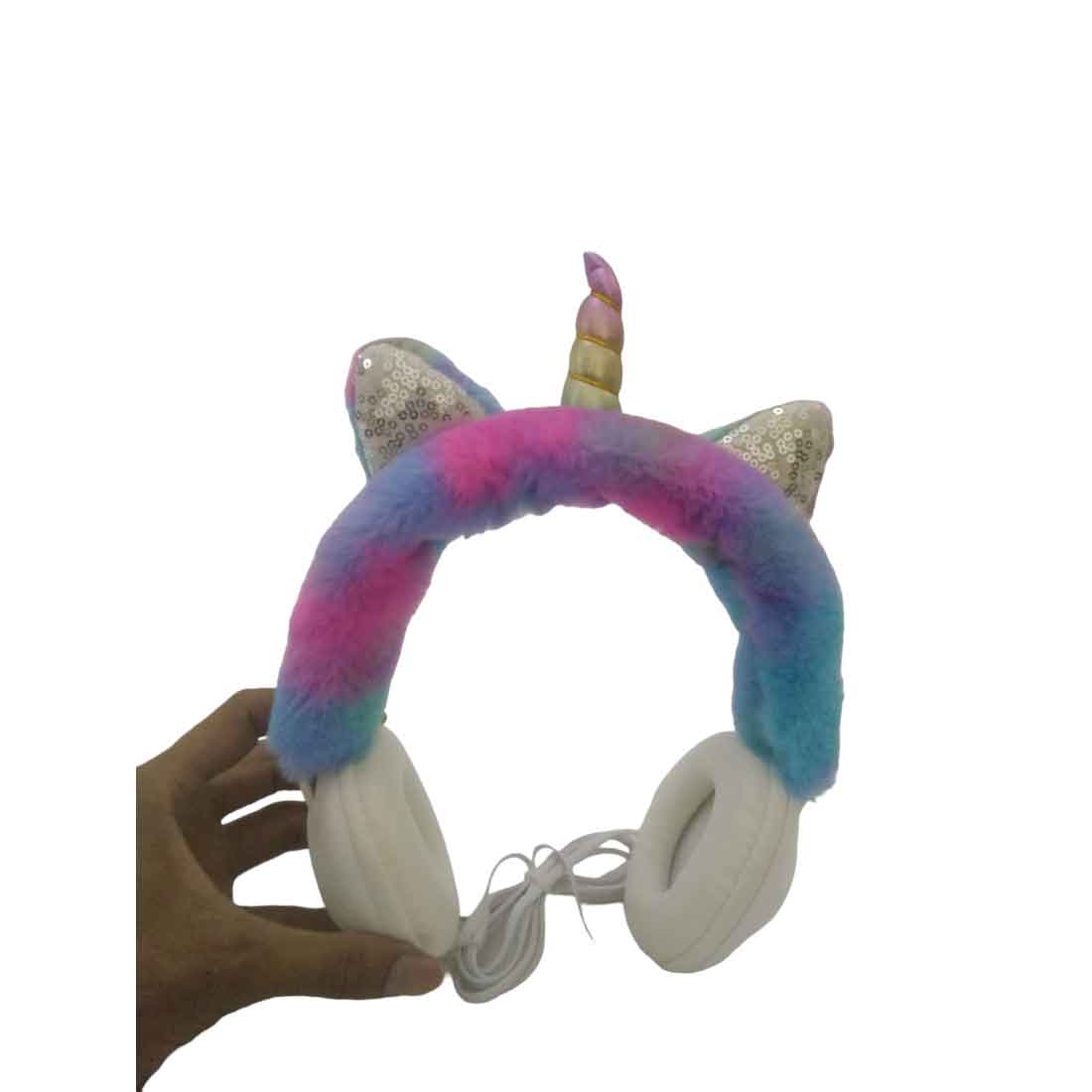 Attractive & Multicolor Unicorn headphones - for Kids | Birthday Gift & Return Gift - Apkamart
