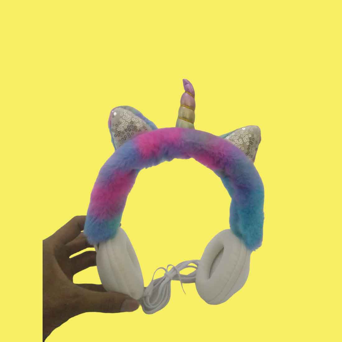 Attractive & Multicolor Unicorn headphones - for Kids | Birthday Gift & Return Gift - Apkamart
