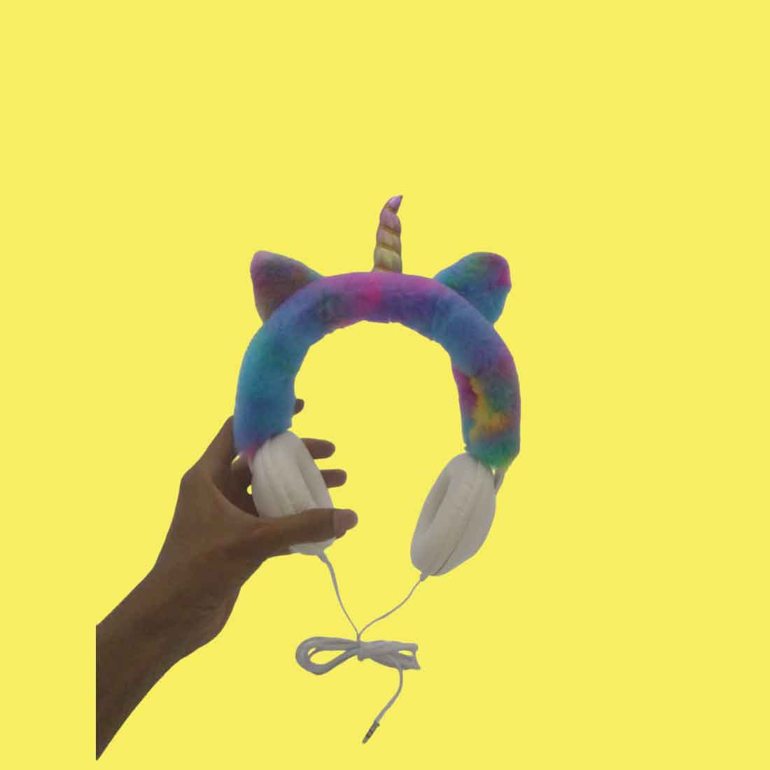 Attractive & Multicolor Unicorn headphones - for Kids | Birthday Gift & Return Gift - Apkamart
