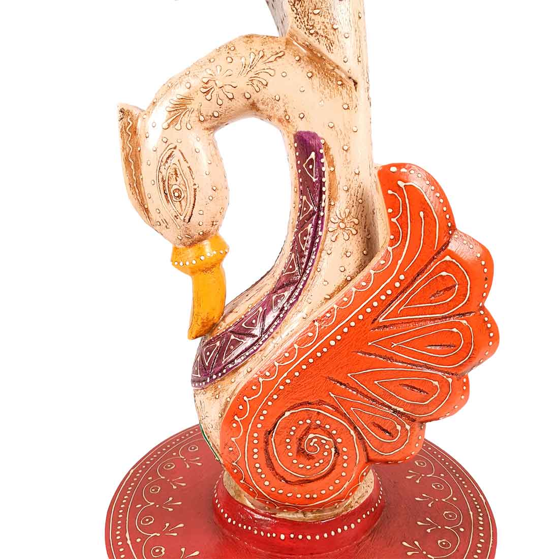 Designer Coffee Table | Side Table for Interiors Decor - 20 Inch- Apkamart #Color_White