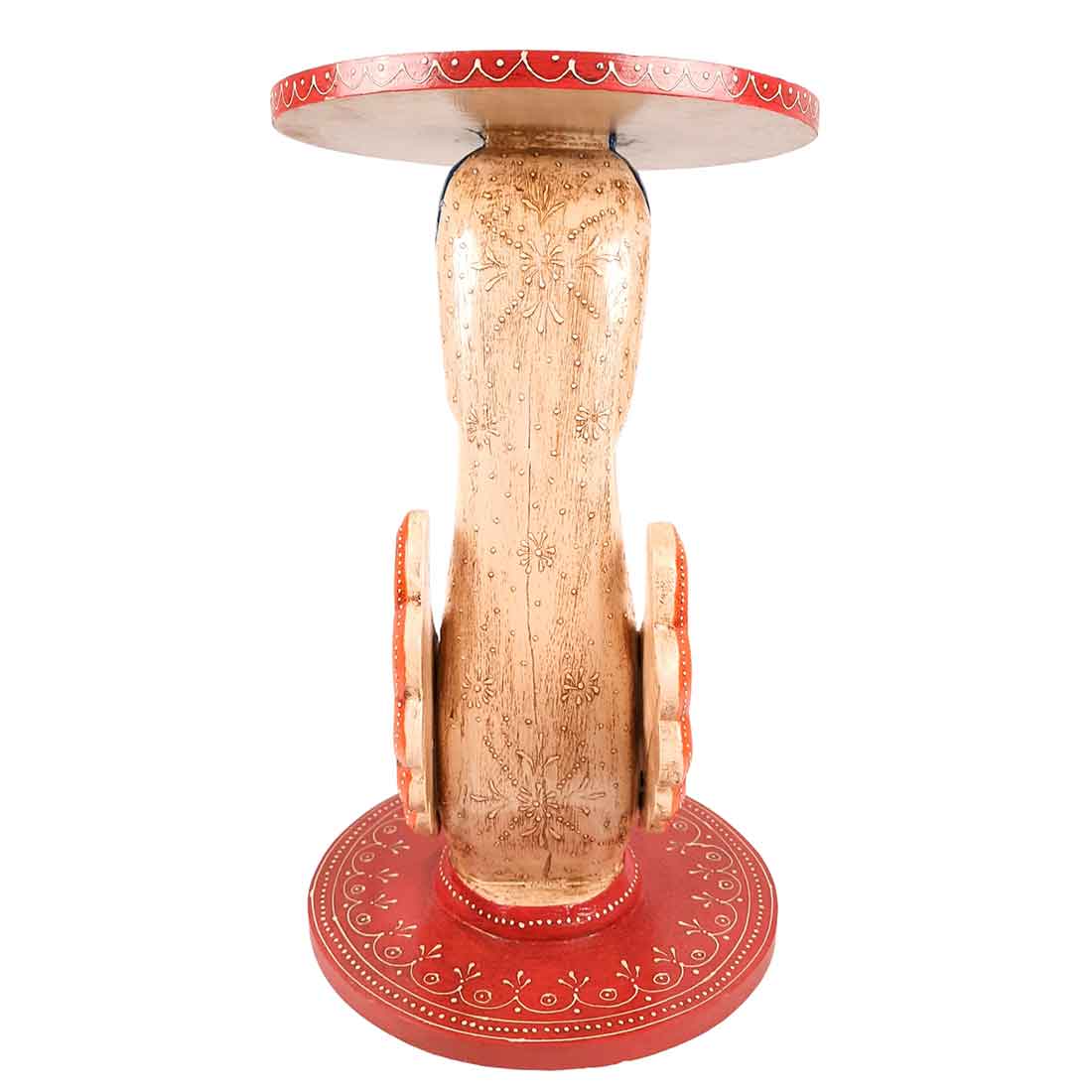 Designer Coffee Table | Side Table for Interiors Decor - 20 Inch- Apkamart #Color_White