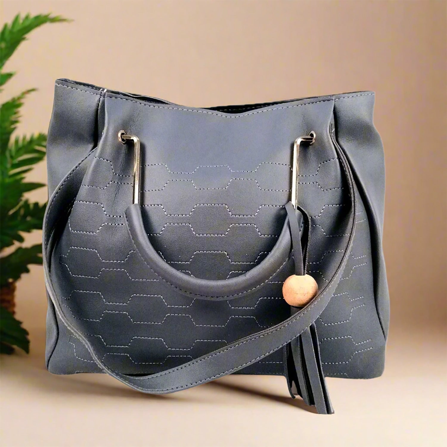 Ladies grey shoulder bags online