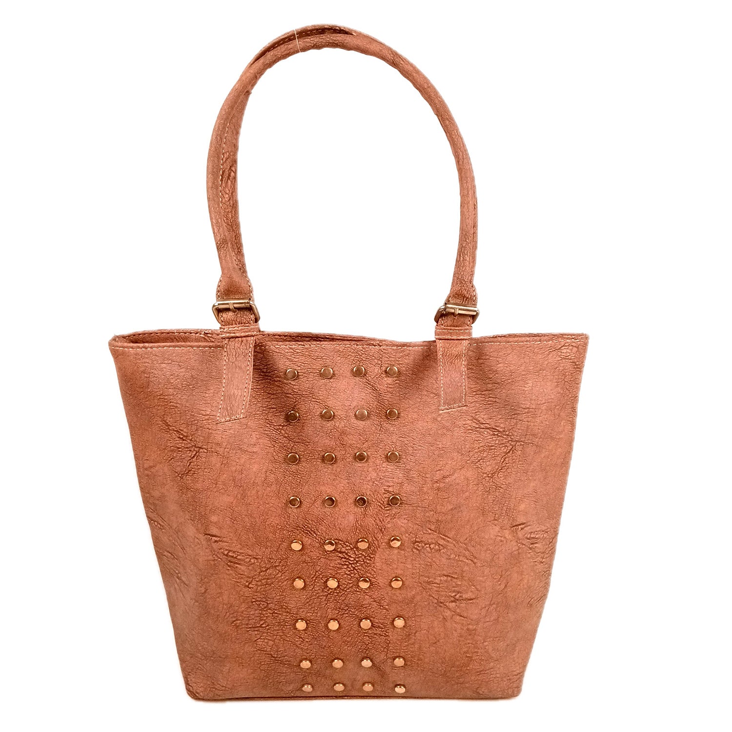 Women's Handbags | Premium PU Leather Big Shoulder Bags | Latest Trendy Ladies Purse |Top Handle Stylish Large Capacity Tote Bags With Dual Spacious Compartments - Pink - Apkamart #Colour_Pink