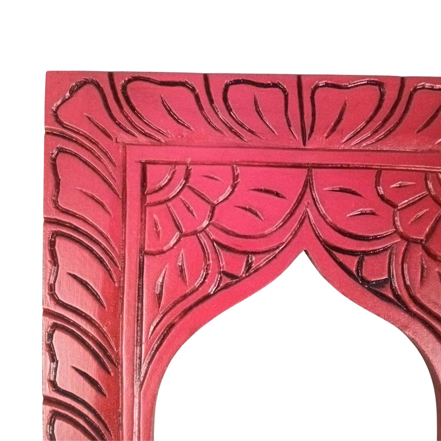 Wooden Jharokha Window Wall Hanging | Rajasthani Decor - 14 inch-Apkamart