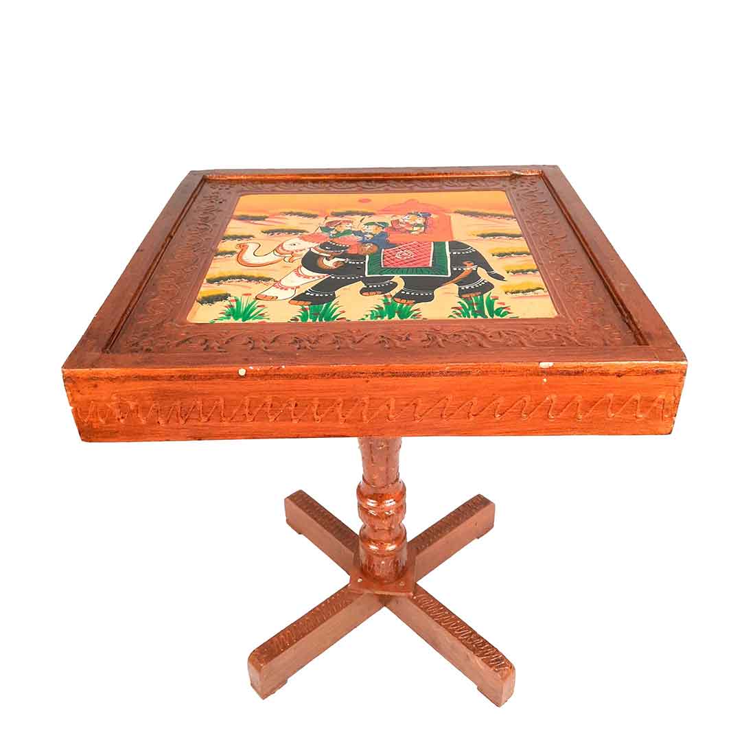 Chair & Side Table Set - For Living Room & Outdoor Decor - Set of 4- Apkamart #Style_Style 3