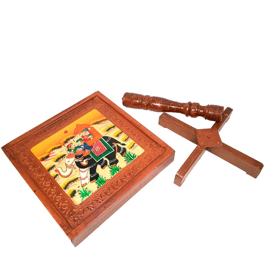 Chair & Side Table Set - For Living Room & Outdoor Decor - Set of 4- Apkamart #Style_Style 3