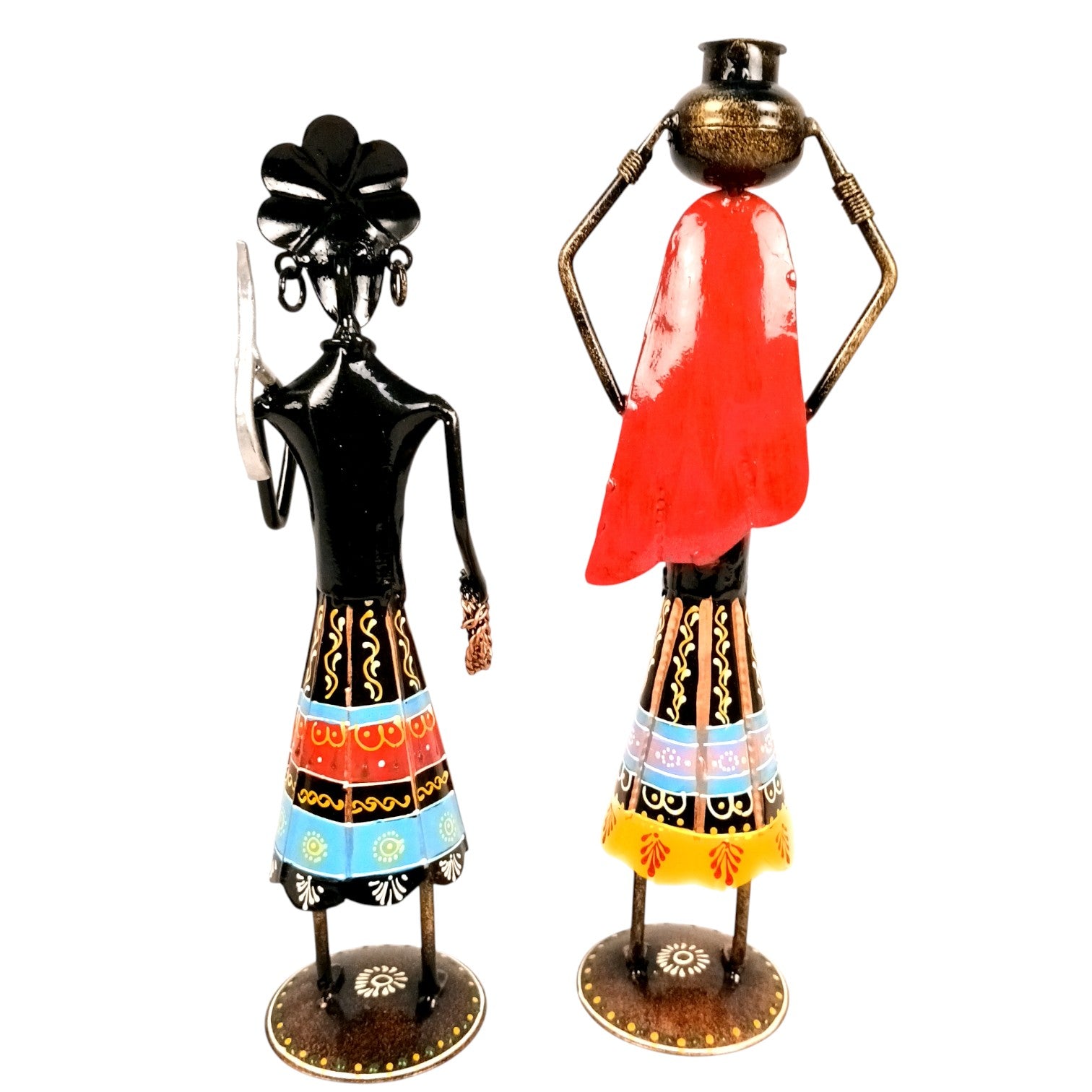 Worker Showpiece Set | Decorative Figurine for Home, Living Room & Office | Handcrafted Statue & Table Showpiece for Gifting & Interior Decoration - 12 Inch - Apkamart