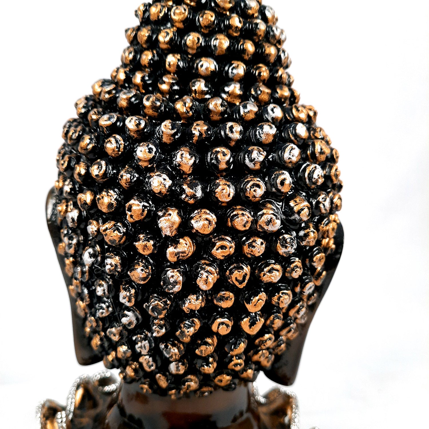 Buddha Head Statue | Lord Gautam Buddha Face Idol Showpiece - For Living room, Home, Table, Shelf, Office Decor & Gift - 13 Inch