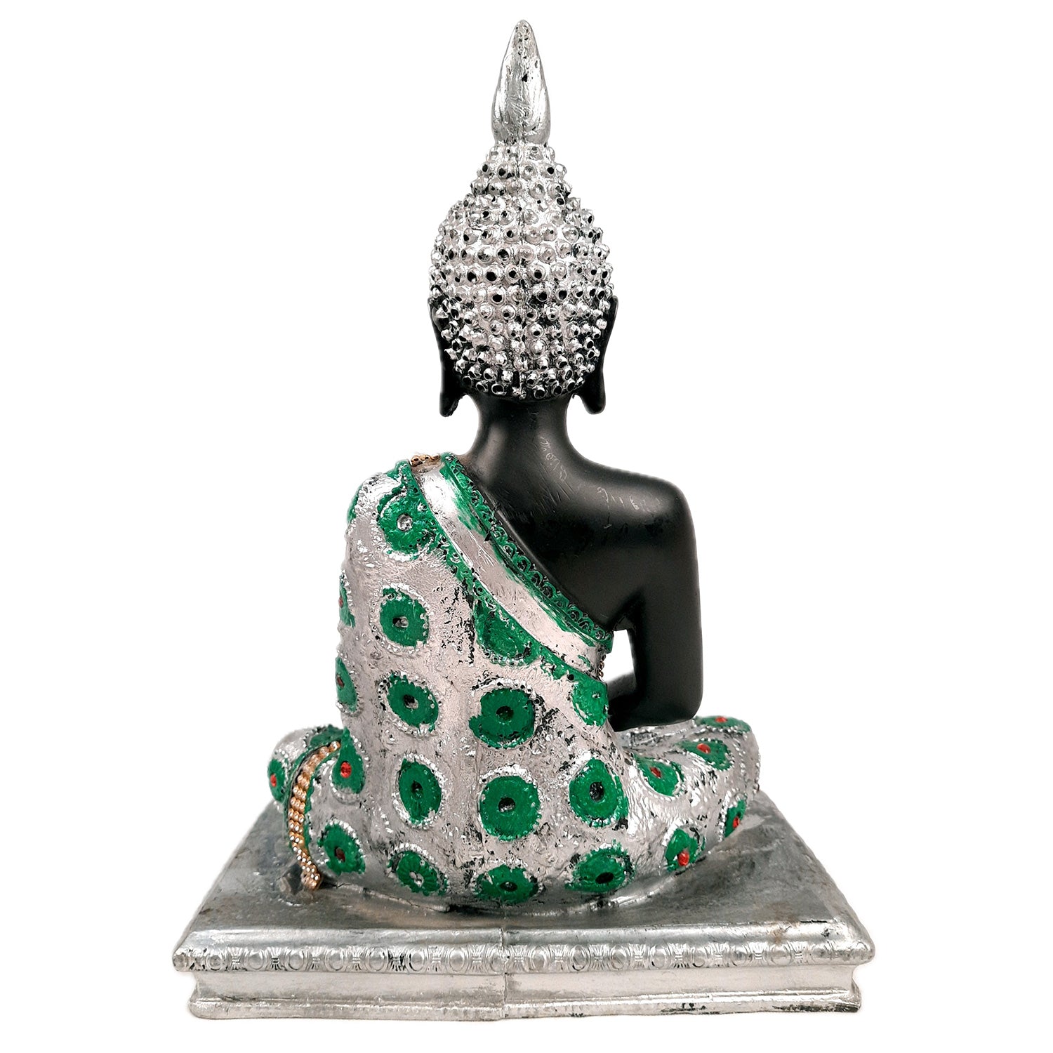 Buddha Statue | Lord Gautam Buddha in Meditation Idol Showpiece - For Living room, Home, Table, Shelf, Office Decor & Gift - 11 Inch - Apkamart