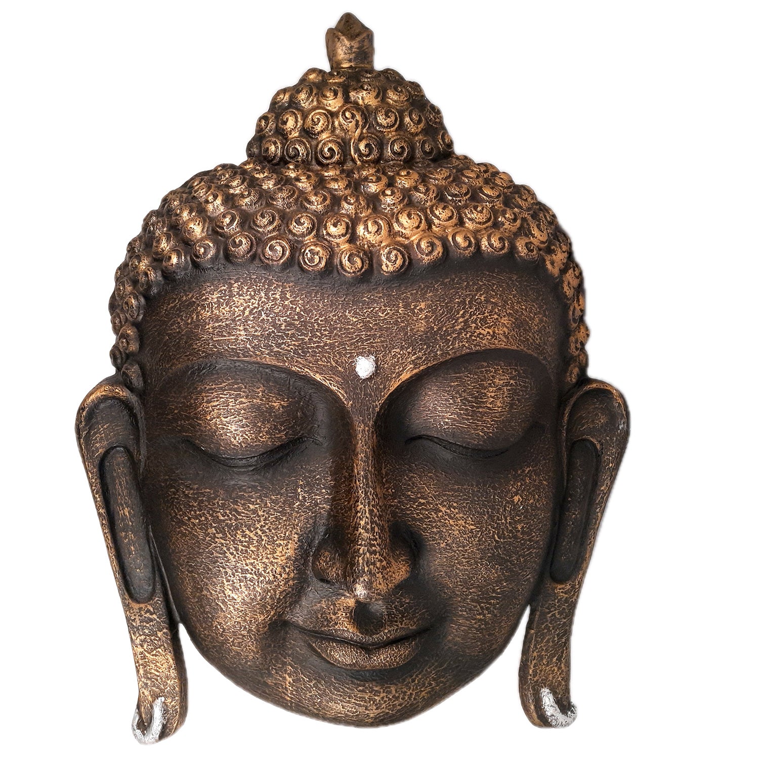 Buddha Face Wall Hanging | Big Buddha Wall decor - For Living Room, Home Decor & Gifts - 37 Inch - apkamart