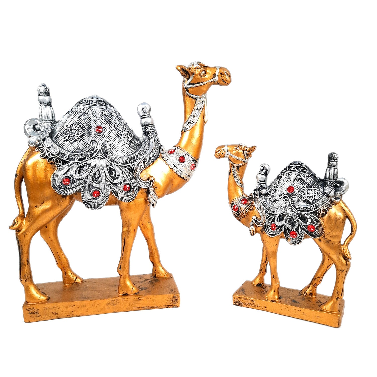 Camel Showpiece | Camel Statue | Animal Figurines - for Vastu, Showpieces for Home Table, Living Room Decor & Gifts - 11 Inch - apkamart