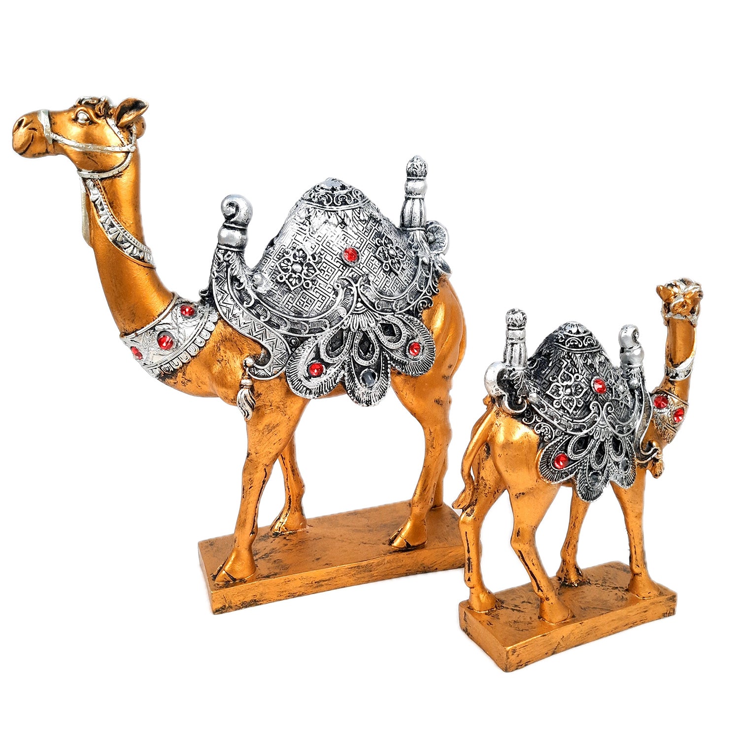 Camel Showpiece | Camel Statue | Animal Figurines - for Vastu, Showpieces for Home Table, Living Room Decor & Gifts - 11 Inch - apkamart