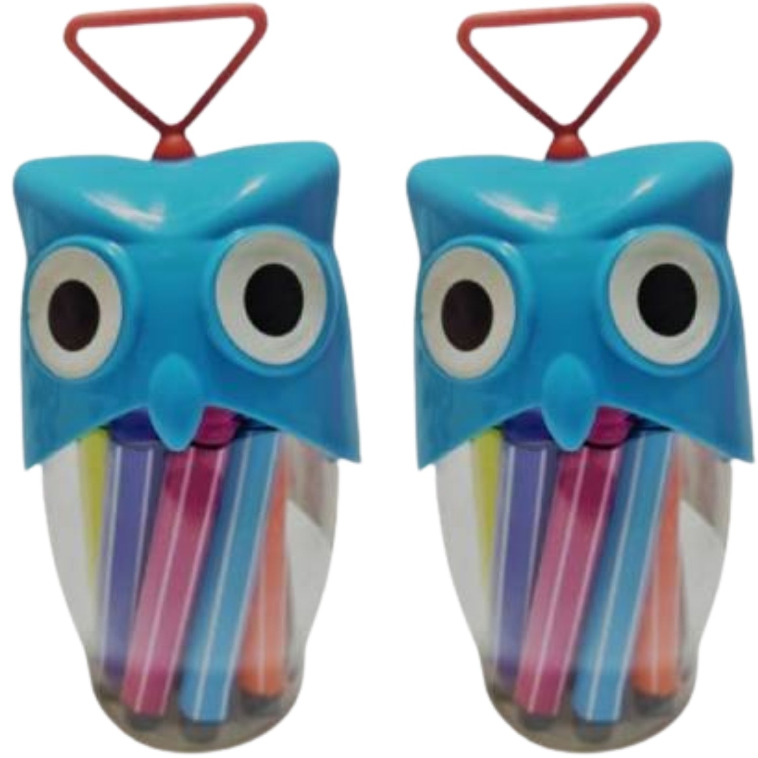 Sketch Pen with Owl Design | Sketch Pen Stationary Kit -For Birthday Party Return Gift - apkamart #Style_Pack of 2