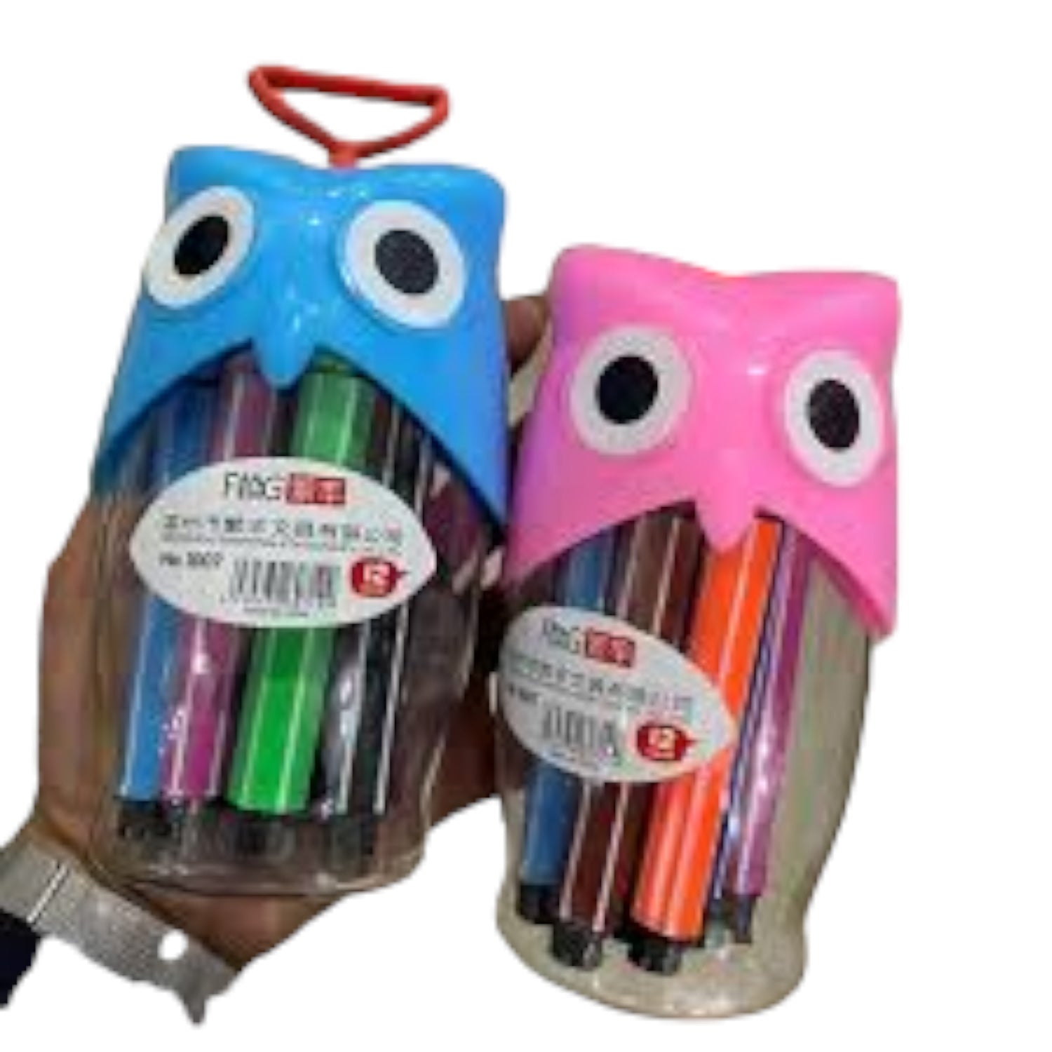 Sketch Pen with Owl Design | Sketch Pen Stationary Kit -For Birthday Party Return Gift - apkamart
