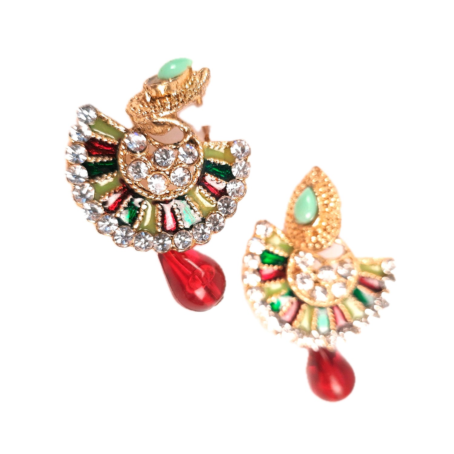 Earring Stud - Multicolour Floral Drop Earrings - for Girls and Women | Latest Stylish Fashion Jewellery | Gifts for Her, Friendship Day, Valentine's Day Gift - apkamart