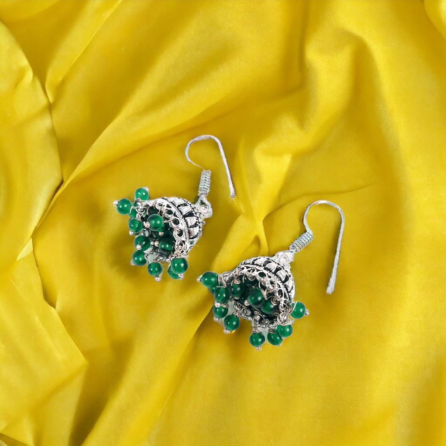 Earrings Jhumka - for Girls and Women | Oxidised Jewelry | Latest Stylish Fashion Jewellery | Gifts for Her, Friendship Day, Valentine's Day Gift - Apkamart