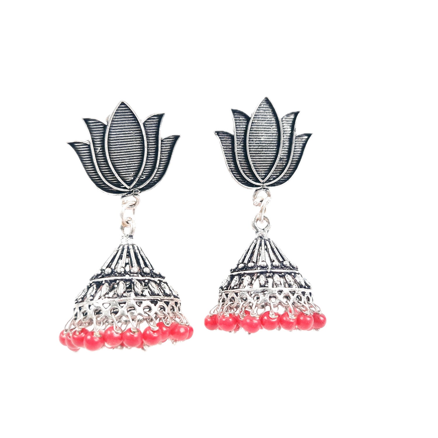 Earrings Jhumka - for Girls and Women | Oxidised Jewelry | Latest Stylish Fashion Jewellery | Gifts for Her, Friendship Day, Valentine's Day Gift - apkamart