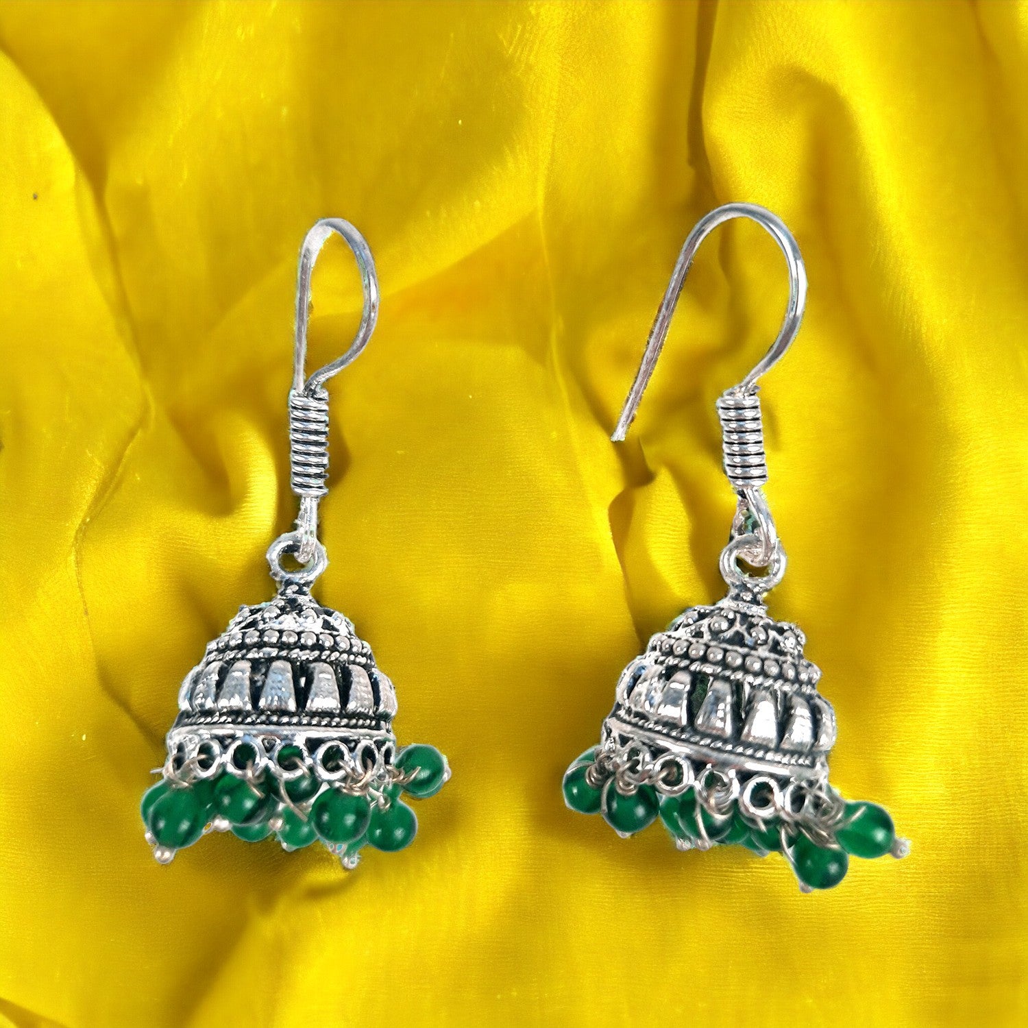 Earrings Jhumka - for Girls and Women | Oxidised Jewelry | Latest Stylish Fashion Jewellery | Gifts for Her, Friendship Day, Valentine's Day Gift - Apkamart