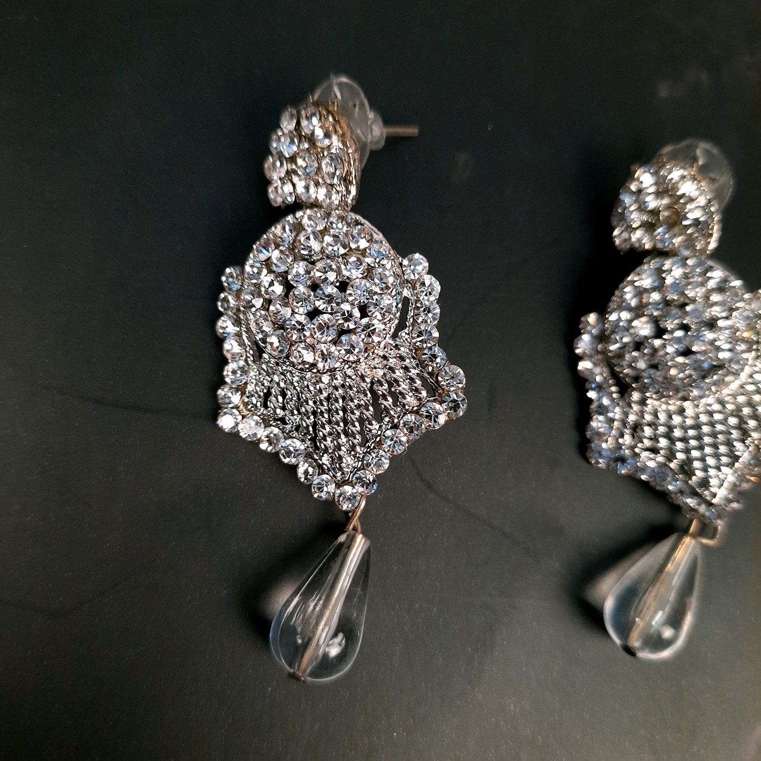 Earrings Dangle Chandelier - for Women & Girls | American Diamond Jewelry | Latest Stylish Fashion Jewellery | Gifts for Her, Friendship Day, Valentine's Day Gift - apkamart