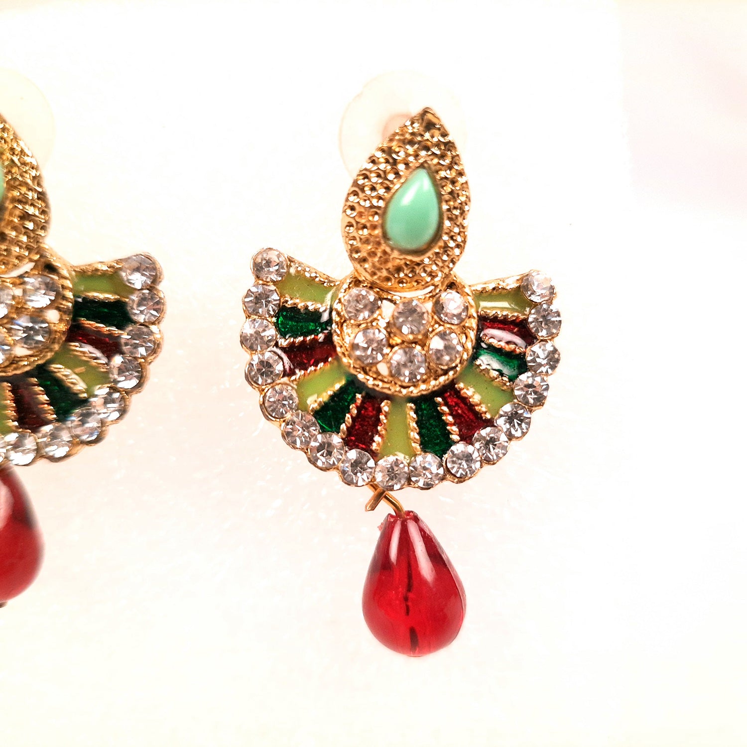 Earring Stud - Multicolour Floral Drop Earrings - for Girls and Women | Latest Stylish Fashion Jewellery | Gifts for Her, Friendship Day, Valentine's Day Gift - apkamart