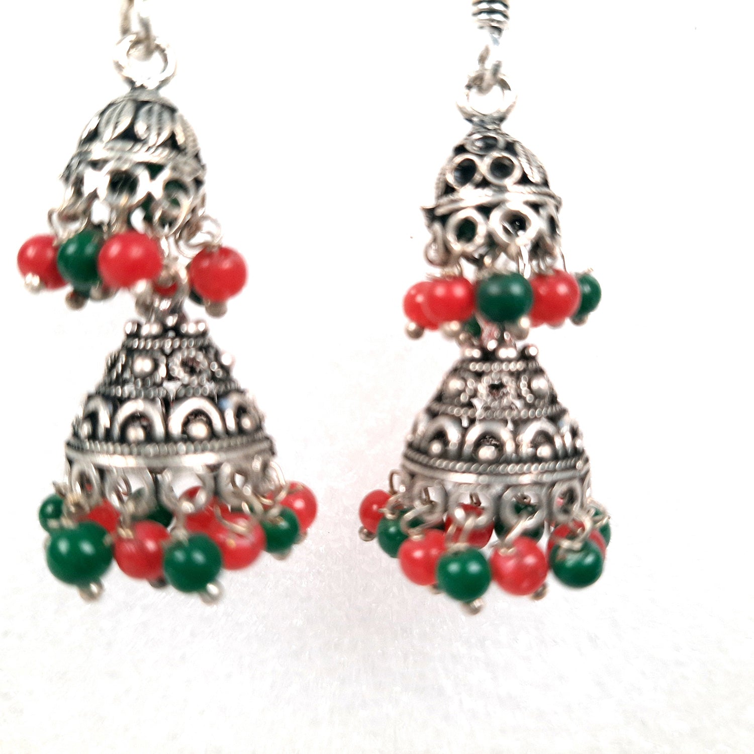 Earrings Jhumka - for Girls and Women | Oxidised Jewelry | Latest Stylish Fashion Jewellery | Gifts for Her, Friendship Day, Valentine's Day Gift - apkamart