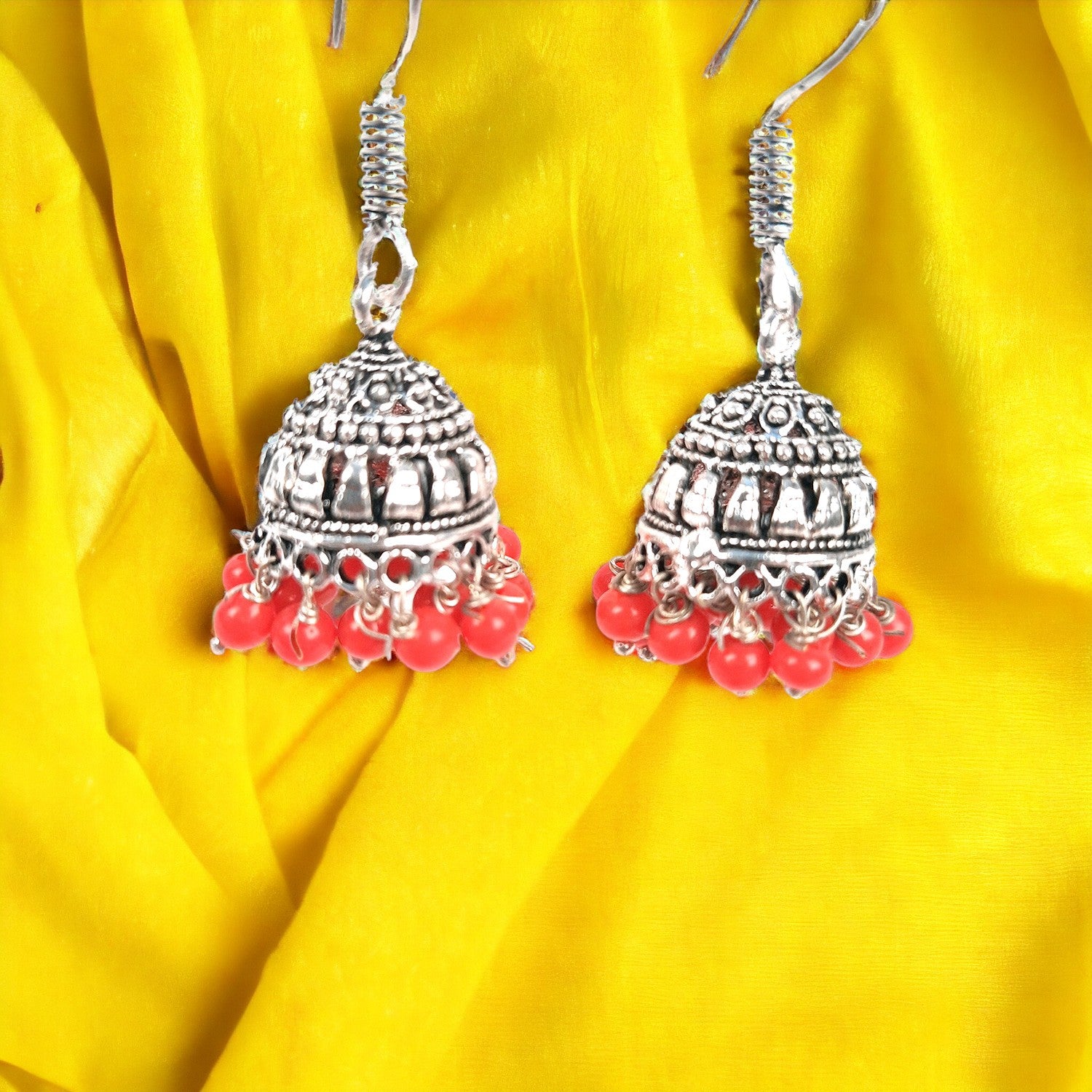 Earrings Jhumka - for Girls and Women | Oxidised Jewelry | Latest Stylish Fashion Jewellery | Gifts for Her, Friendship Day, Valentine's Day Gift - apkamart