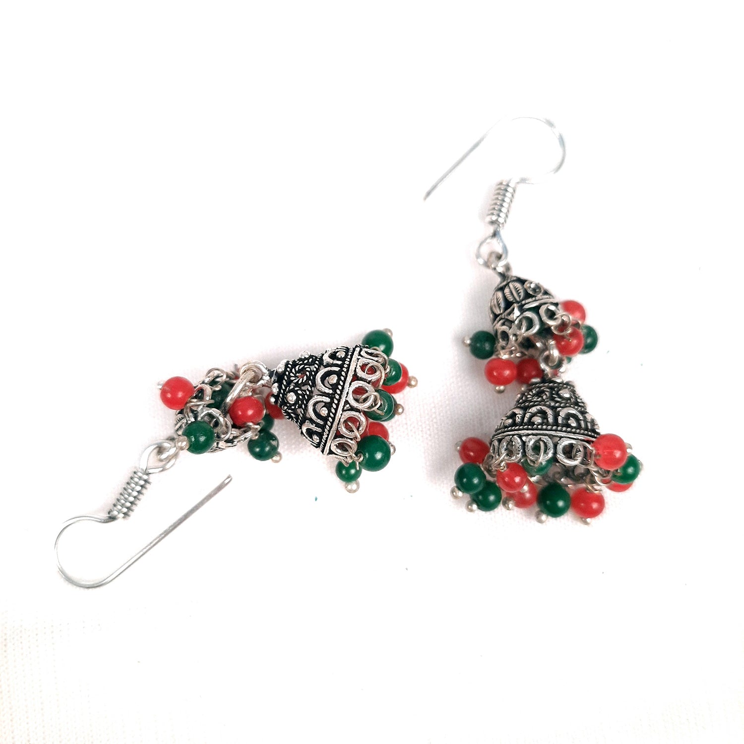 Earrings Jhumka - for Girls and Women | Oxidised Jewelry | Latest Stylish Fashion Jewellery | Gifts for Her, Friendship Day, Valentine's Day Gift - apakamrt