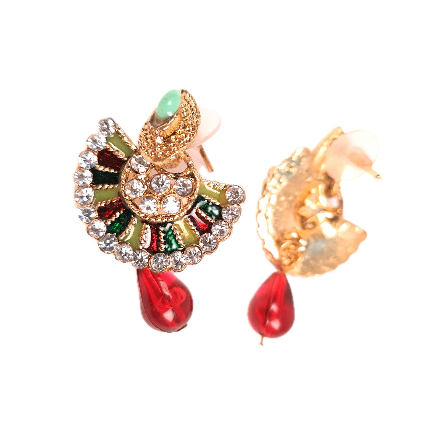 Earring Stud - Multicolour Floral Drop Earrings - for Girls and Women | Latest Stylish Fashion Jewellery | Gifts for Her, Friendship Day, Valentine's Day Gift - apkamart