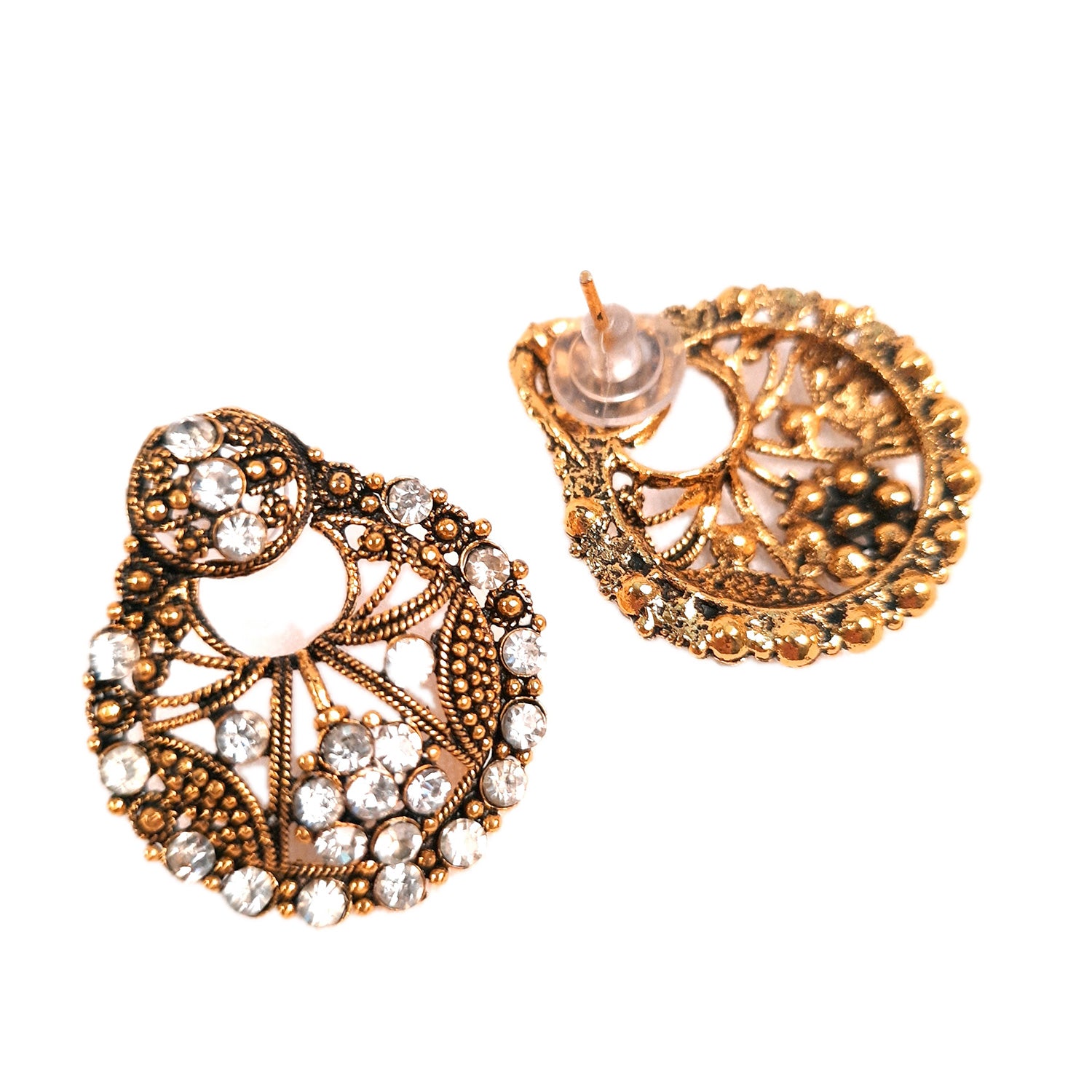 Stone Earrings Stud for Women & Girls | Latest Stylish Fashion Jewellery | Gifts for Her, Friendship Day, Valentine's Day Gift