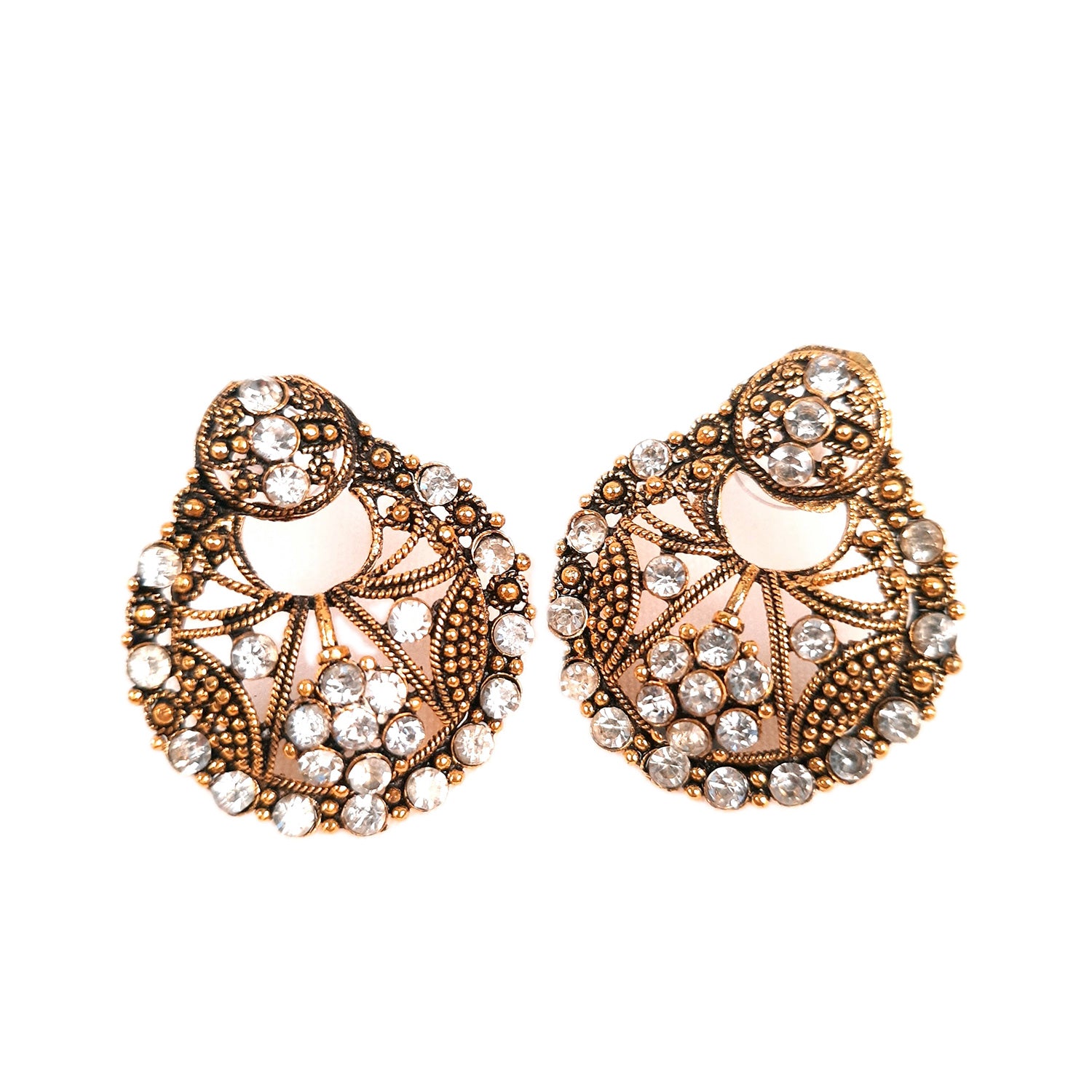 Stone Earrings Stud for Women & Girls | Latest Stylish Fashion Jewellery | Gifts for Her, Friendship Day, Valentine's Day Gift