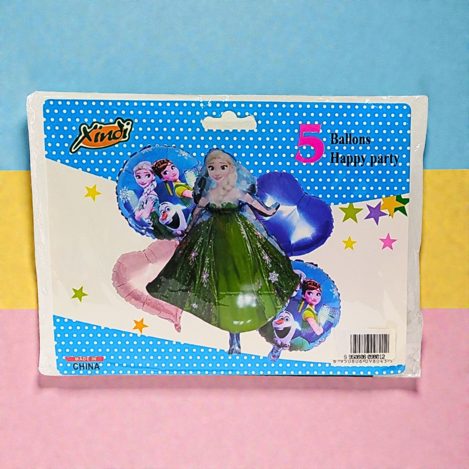 Elsa Design Birthday Balloons | Happy Birthday Balloons | Party Balloons Balloons for Kids Colorful Birthday Decorations for Home School Events - Apkamart #Style_Pack Of 1