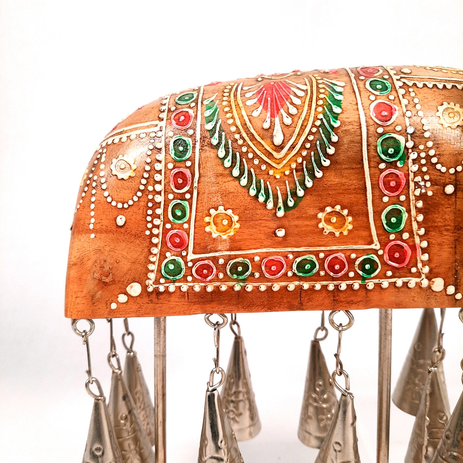 Elephant With Bells Showpiece for Home Decor | Stylish Table Decor & Gift Item | Elegant Figurine for Living Room, Bedroom & Office Decoration - 11 Inch - Apkamart #Style_Design 2