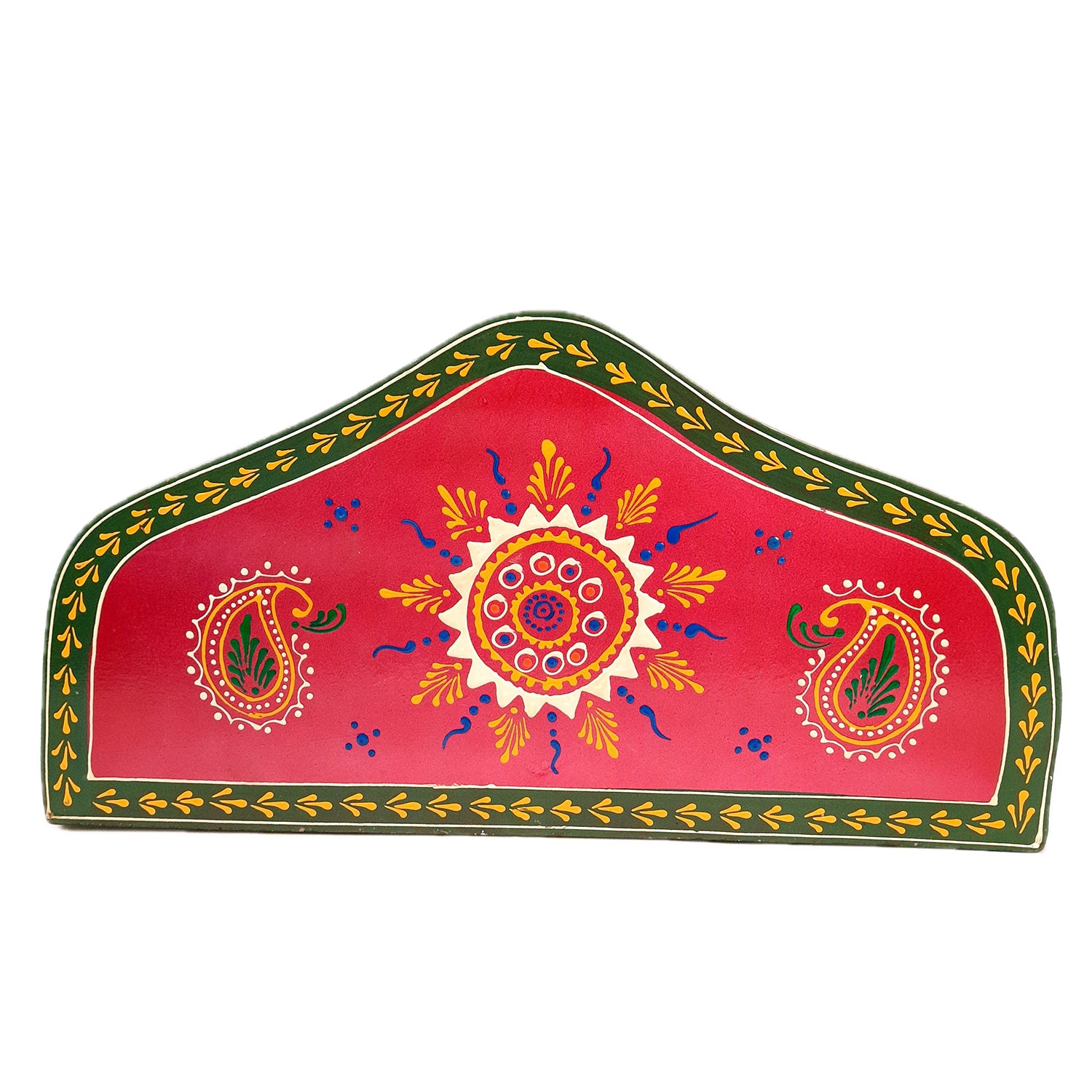 Elephant Head Wall Hanging | Wooden Handcrafted Elephant Face Wall Decor | Ethnic Rajasthani Showpiece for Home & Gifting - 14 Inch - Apkamart #Style_Design 2