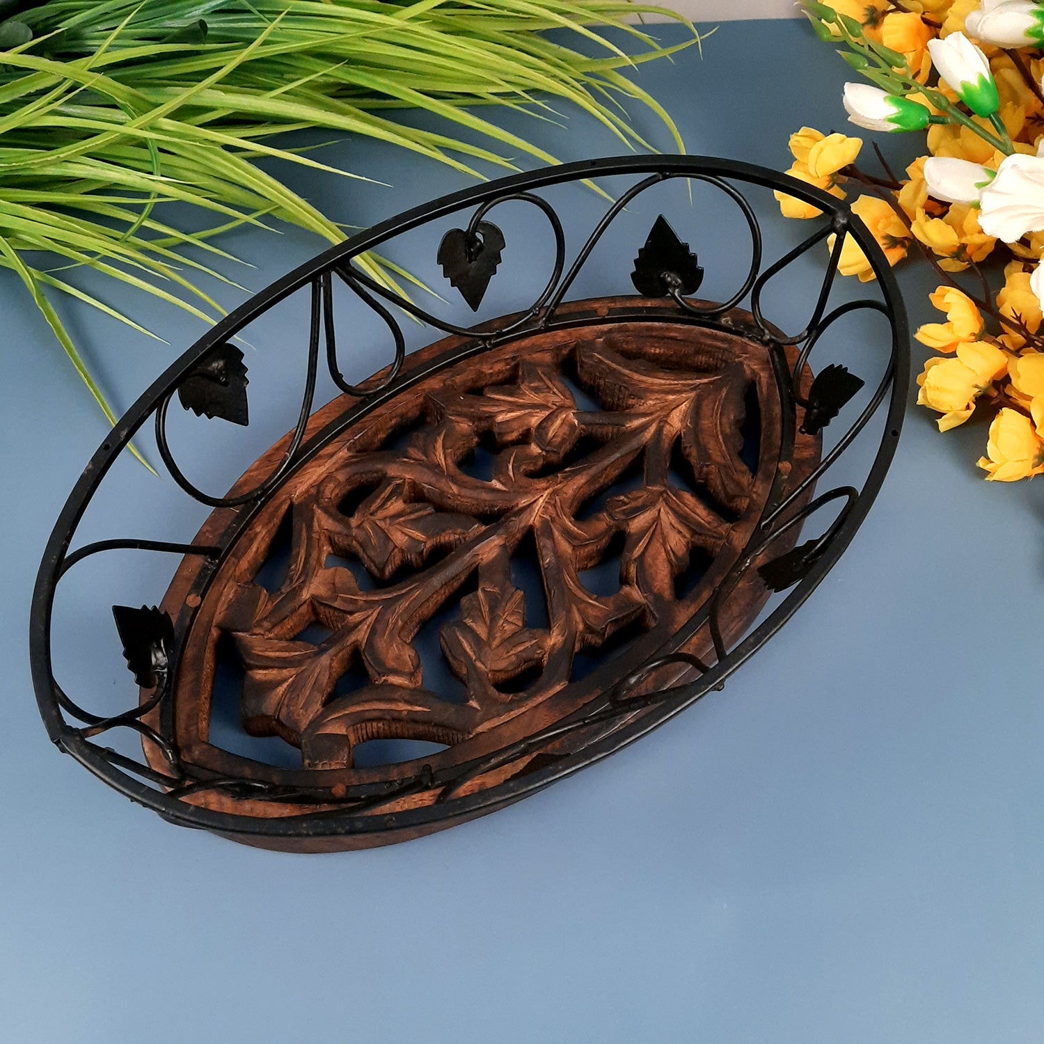 Fruit & Vegetable Basket | Multipurpose Basket - For Fruits, Vegetables, Kitchen & Dining Table Decor - pkamart #Style_Style 1