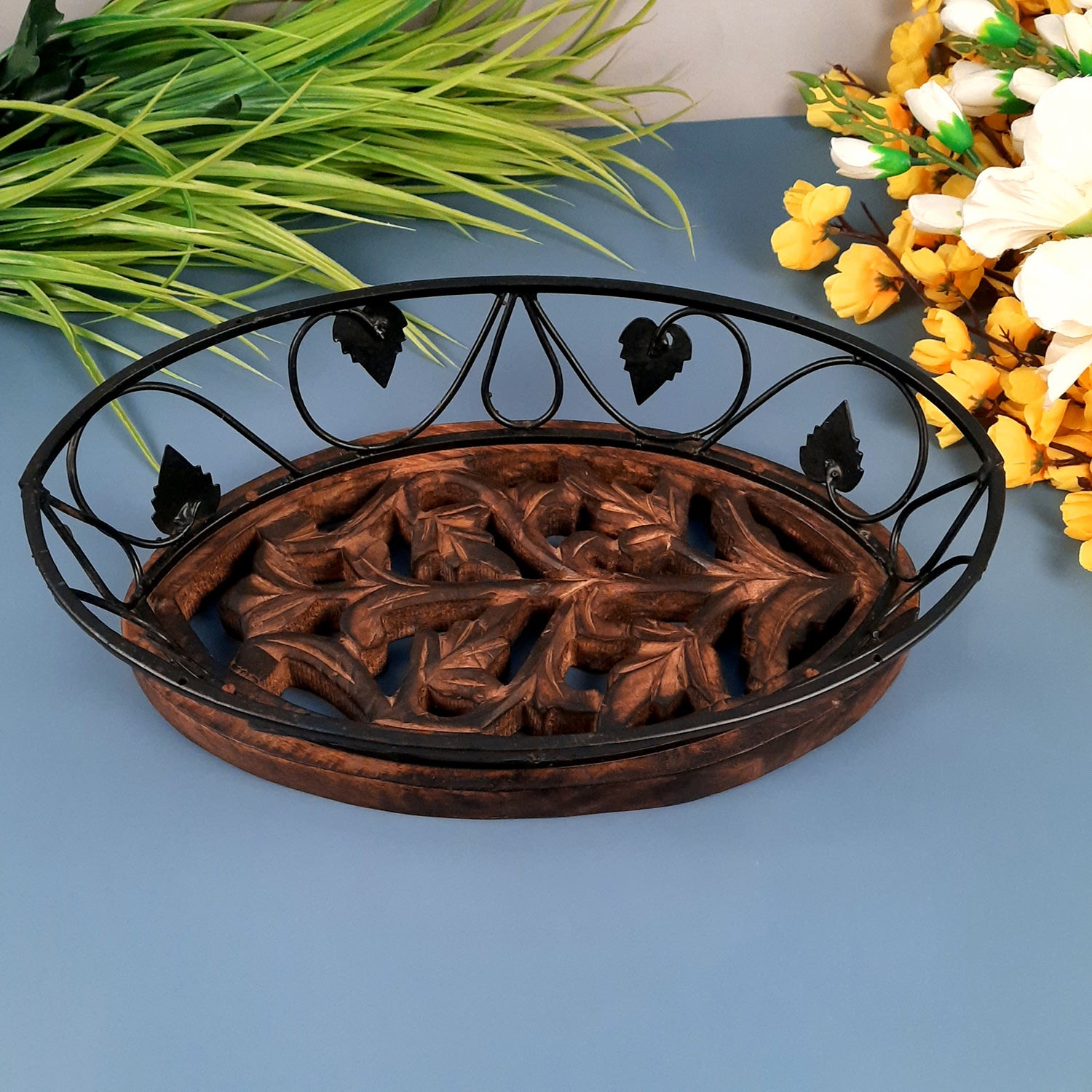 Fruit & Vegetable Basket | Multipurpose Basket - For Fruits, Vegetables, Kitchen & Dining Table Decor - pkamart #Style_Style 1