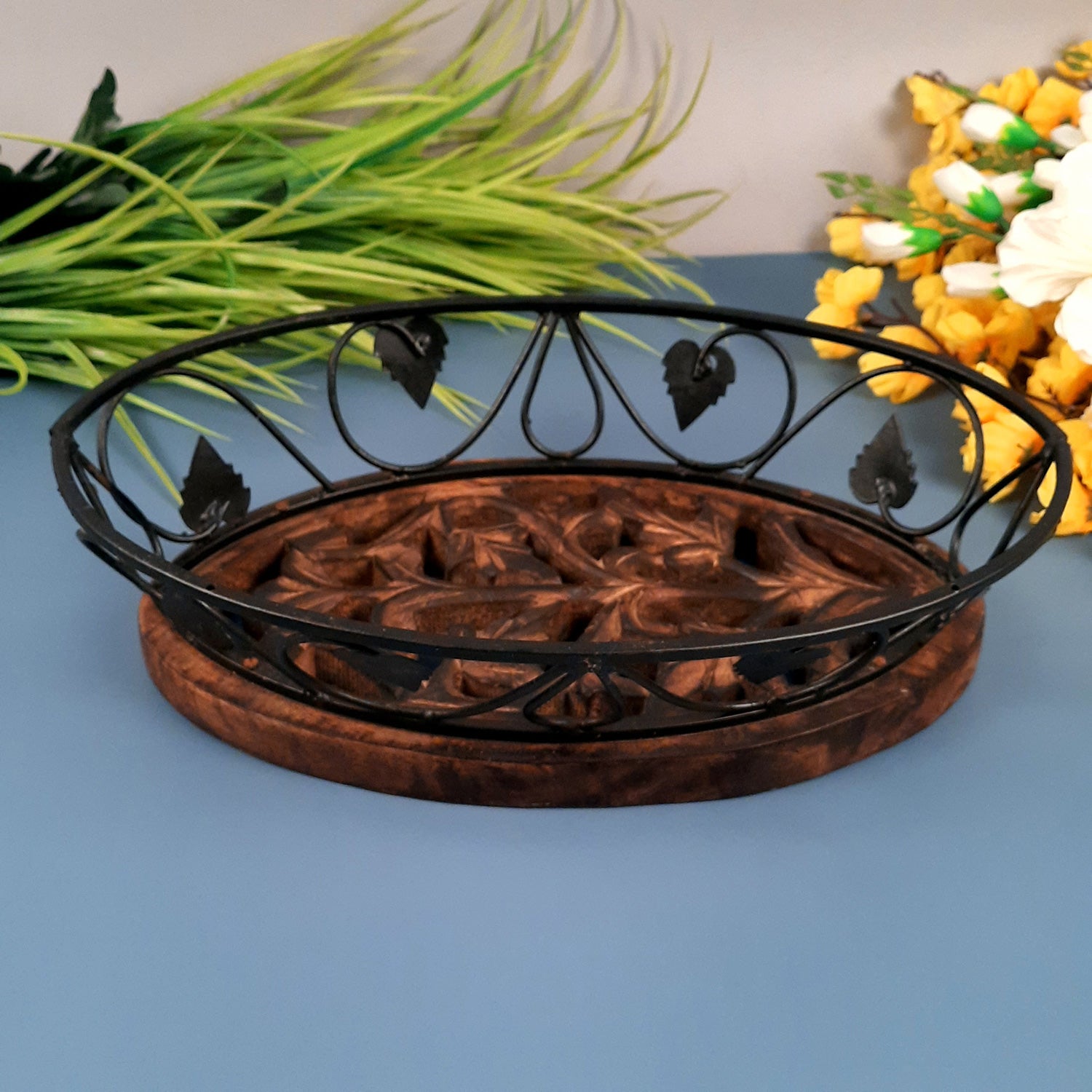 Fruit & Vegetable Basket | Multipurpose Basket - For Fruits, Vegetables, Kitchen & Dining Table Decor - pkamart #Style_Style 1