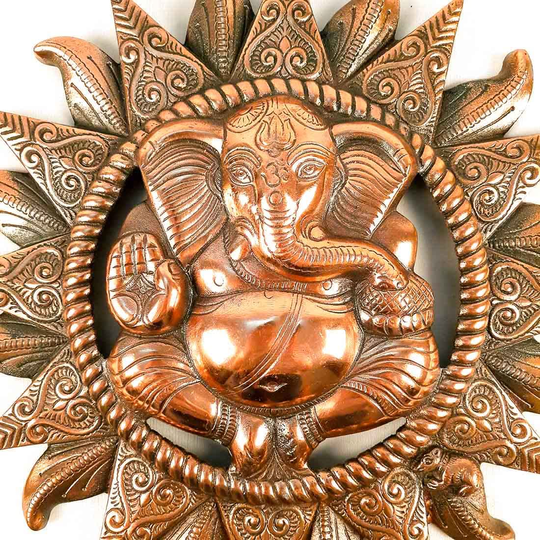 Ganesh Wall Hanging Decor - for Home, Entrance & Office - 17 Inch-apkamart
