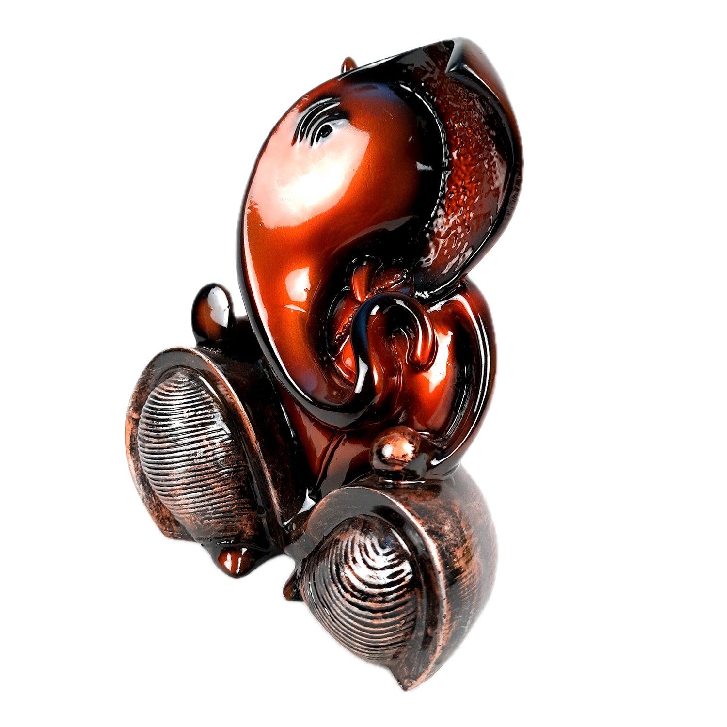 Ganesh Idol | Ganesha Statue | Ganpati Murti - Puja, Home, Office Desk, Table, Living Room Decor, Diwali Gift - 7 Inch - apkamart