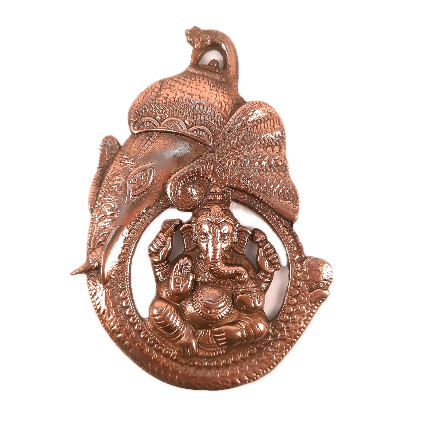 Ganesh Wall Hanging Statue | Ganesha Wall Idol for Puja, Home, Living Room Decor | Religious & Spiritual Wall Art | Diwali & Housewarming Gift - 9 Inch - Apkamart